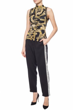 Trousers with straps and a logo, zdjęcie 2 Trousers with straps and a logo od Versace Jeans